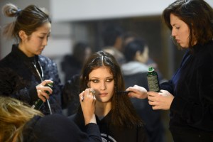 Backstage at Jill Stuart RTW 2017