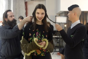 Backstage at Jill Stuart RTW 2017