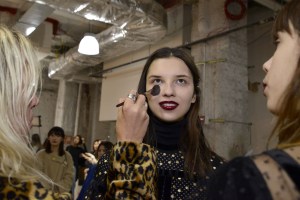 Backstage at Jill Stuart RTW 2017
