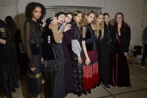 Backstage at Jill Stuart RTW 2017