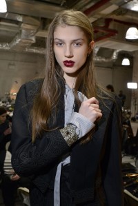 Backstage at Jill Stuart RTW 2017