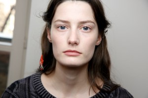 Backstage at Jil Sander RTW Fall 2017