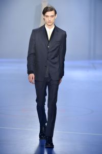 John Elliott showed suits for the first time in his fall collection.