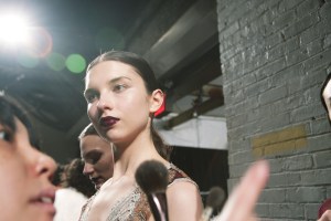 Backstage at Jonathan Simkhai RTW Fall 2017