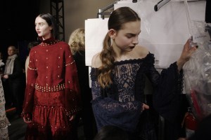Backstage at Jonathan Simkhai RTW Fall 2017