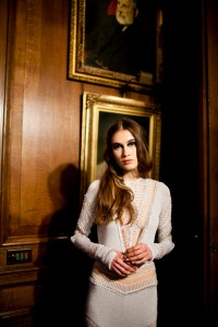 Backstage at Julien MacDonald RTW Fall 2017