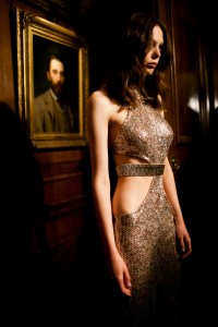 Backstage at Julien MacDonald RTW Fall 2017