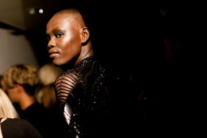 Backstage at Julien MacDonald RTW Fall 2017