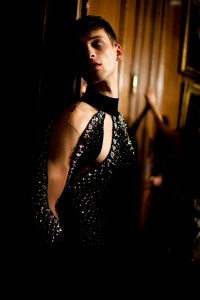 Backstage at Julien MacDonald RTW Fall 2017
