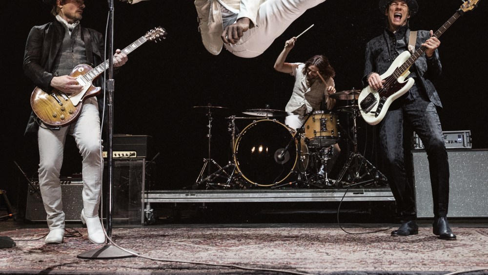 A print ad of Vintage Trouble from the John Varvatos spring campaign.