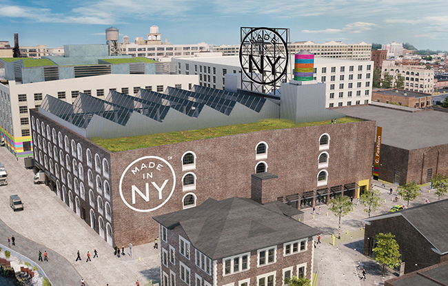 A rendering of the Made in New York Campus.