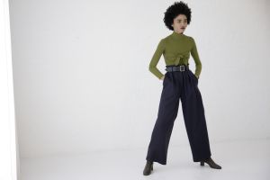 Backstage at Mara Hoffman RTW Fall 2017