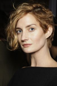 Backstage at Mara Hoffman RTW Fall 2017