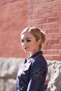 Peyton List Front Row at Marc Jacobs RTW Fall 2017