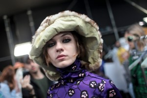 Backstage at Marni RTW Fall 2017