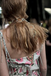 Backstage at Marni RTW Fall 2017