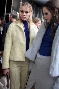 Backstage at Marni RTW Fall 2017