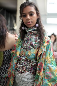 Backstage at Marni RTW Fall 2017