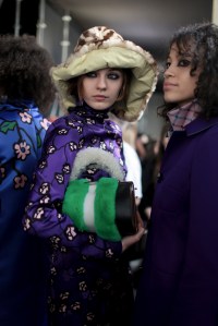 Backstage at Marni RTW Fall 2017