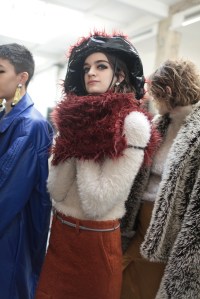 Backstage at Marni RTW Fall 2017