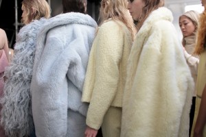Backstage at Marni RTW Fall 2017