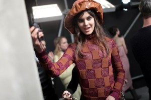 Backstage at Marni RTW Fall 2017