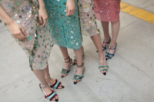 Backstage at Marni RTW Fall 2017