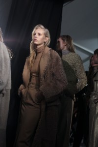 Backstage at Max Mara RTW Fall 2017