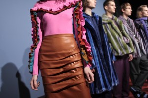 Backstage at Marco De Vincenzo RTW Fall 2017