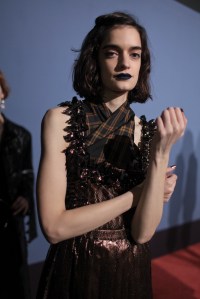 Backstage at Marco De Vincenzo RTW Fall 2017
