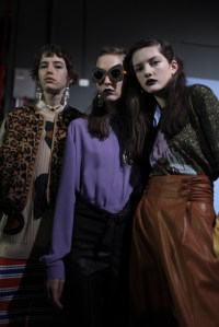 Backstage at Marco De Vincenzo RTW Fall 2017