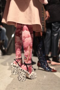 Backstage at Marco De Vincenzo RTW Fall 2017
