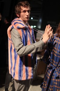 Backstage at Marco De Vincenzo RTW Fall 2017