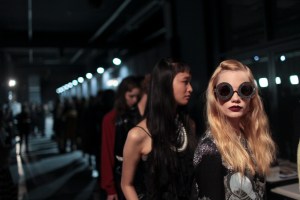 Backstage at Marco De Vincenzo RTW Fall 2017