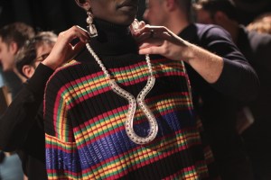 Backstage at Marco De Vincenzo RTW Fall 2017
