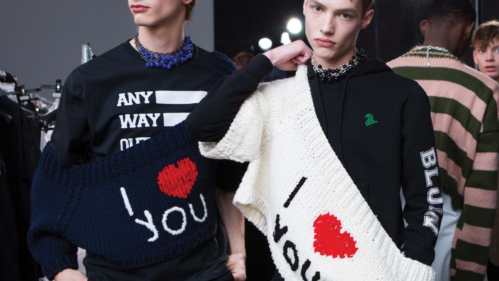 Raf Simons show, Fall Winter 2017, New York Fashion Week Men's, USA - 01 Feb 2017