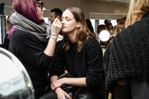 Backstage at Michael Kors RTW Fall 2017
