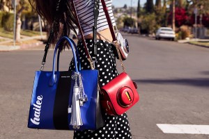 Spring bags from Michael Kors featured in The Walk campaign.