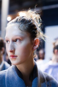 Backstage at Milly RTW Fall 2017