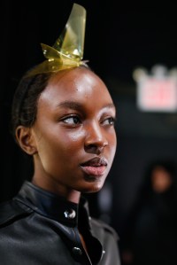 Backstage at Milly RTW Fall 2017