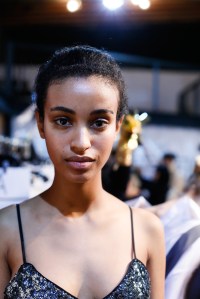 Backstage at Milly RTW Fall 2017