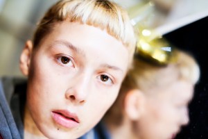 Backstage at Milly RTW Fall 2017
