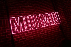 The atmosphere at the Miu Miu party