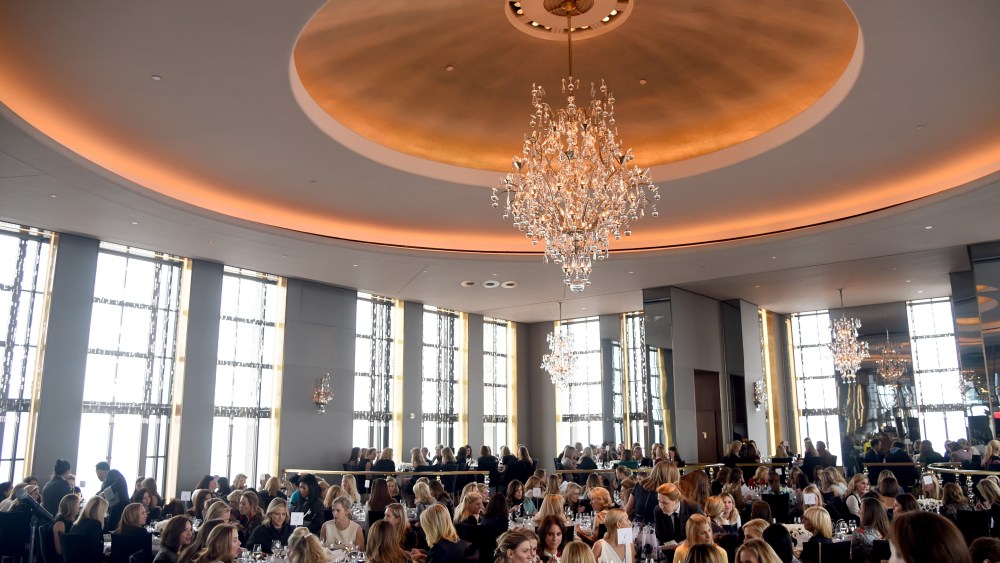 The atmosphere at the Society of Memorial Sloane Kettering's Winter Lunch.