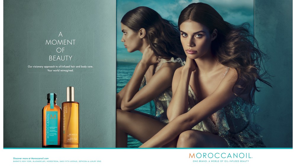 Sara Sampaio is Moroccanoil's new beauty ambassador.