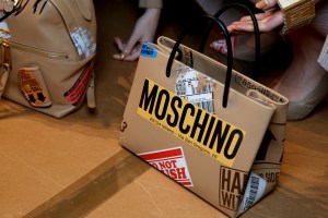 Backstage at Moschino RTW Fall 2017
