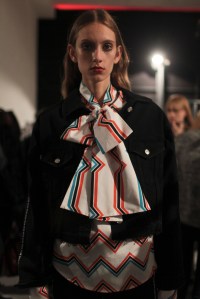 Backstage at MSGM RTW Fall 2017