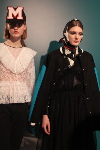 Backstage at MSGM RTW Fall 2017