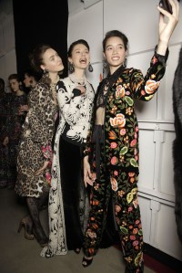 Backstage at Naeem Khan RTW Fall 2017