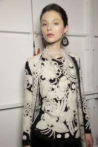 Backstage at Naeem Khan RTW Fall 2017